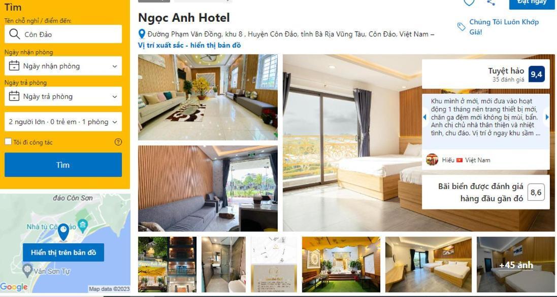 Ngoc Anh Hotel Chi Khu Co Ong Zewnętrze zdjęcie